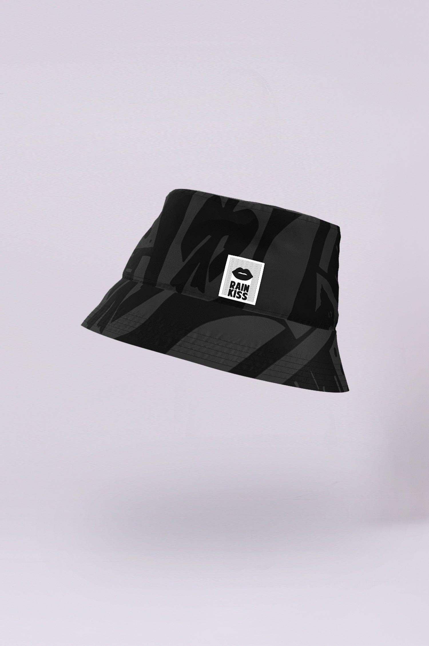 Image of Back to Black Art Camo - Bucket Hat