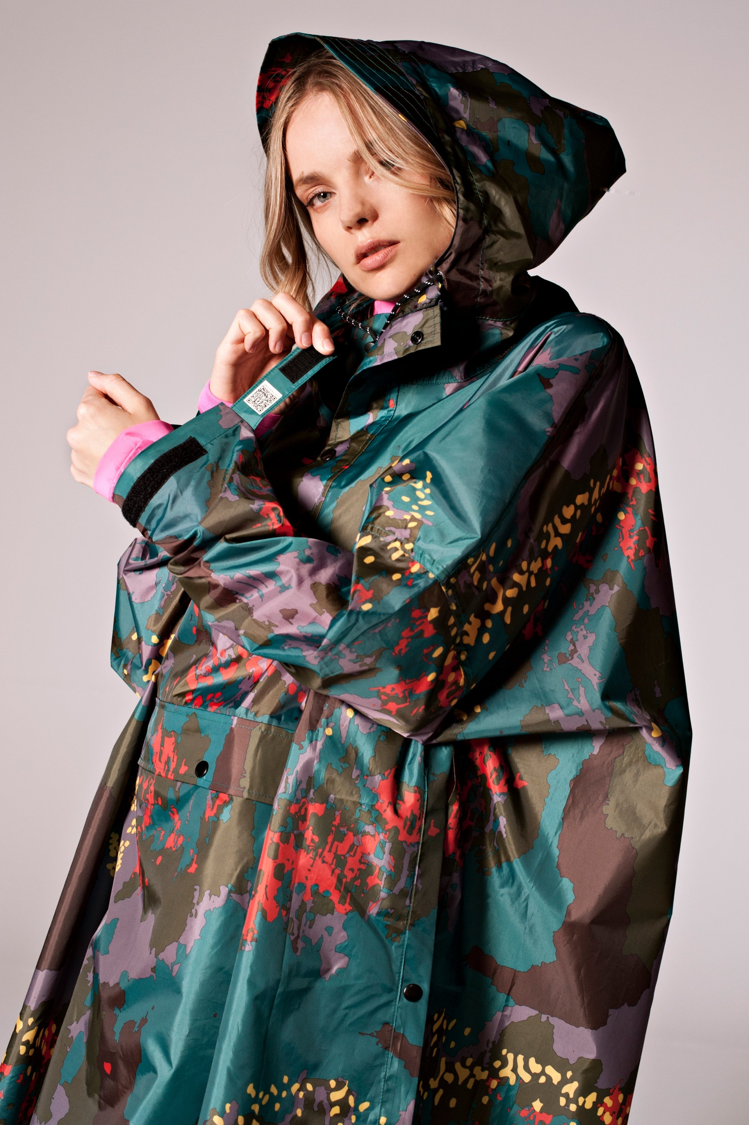 Image of Digi Forest Camo - Rain Poncho