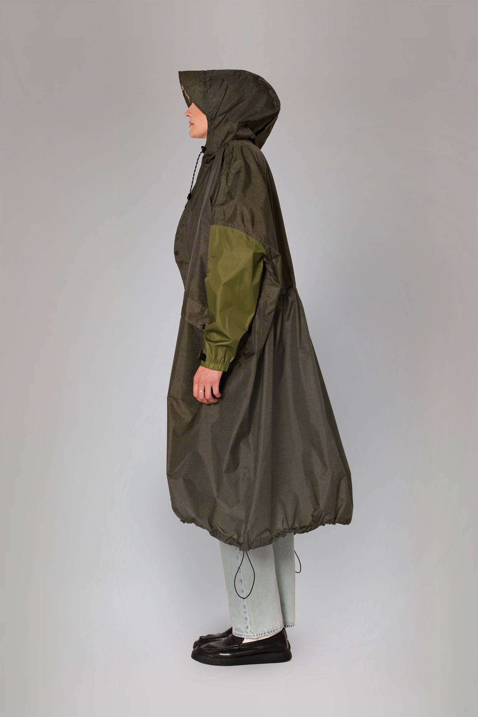 Image of Herringbone - Rain Coat