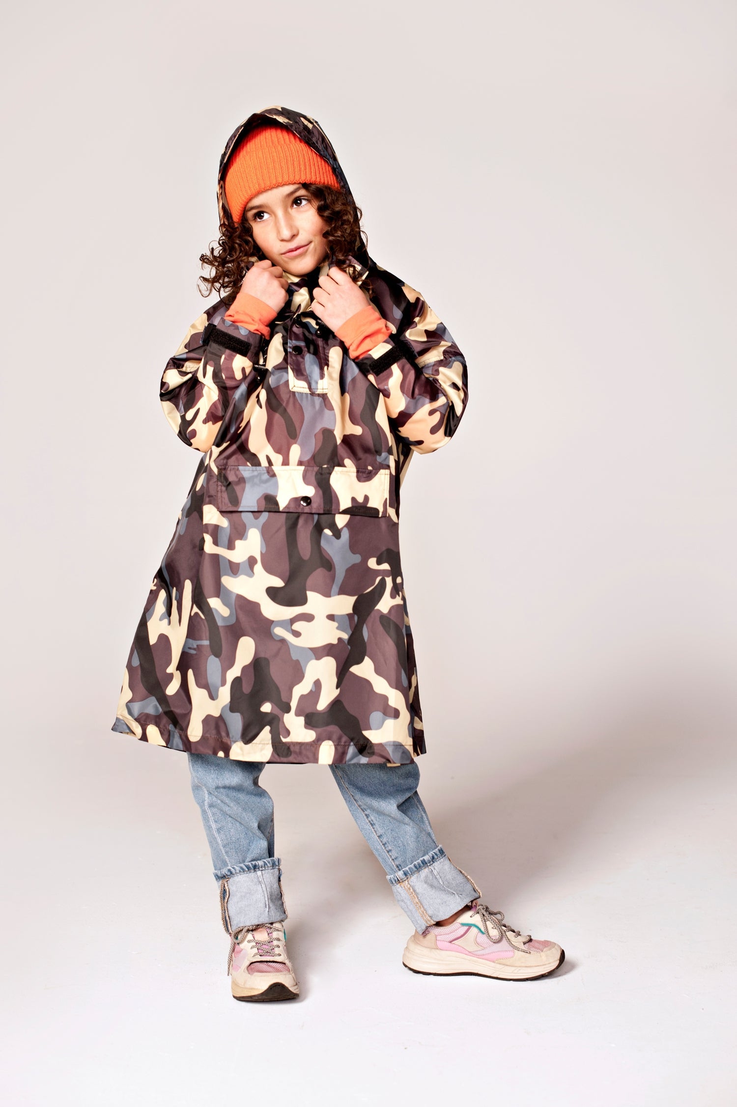 Image of Jungle Camo - Kids Rain Poncho