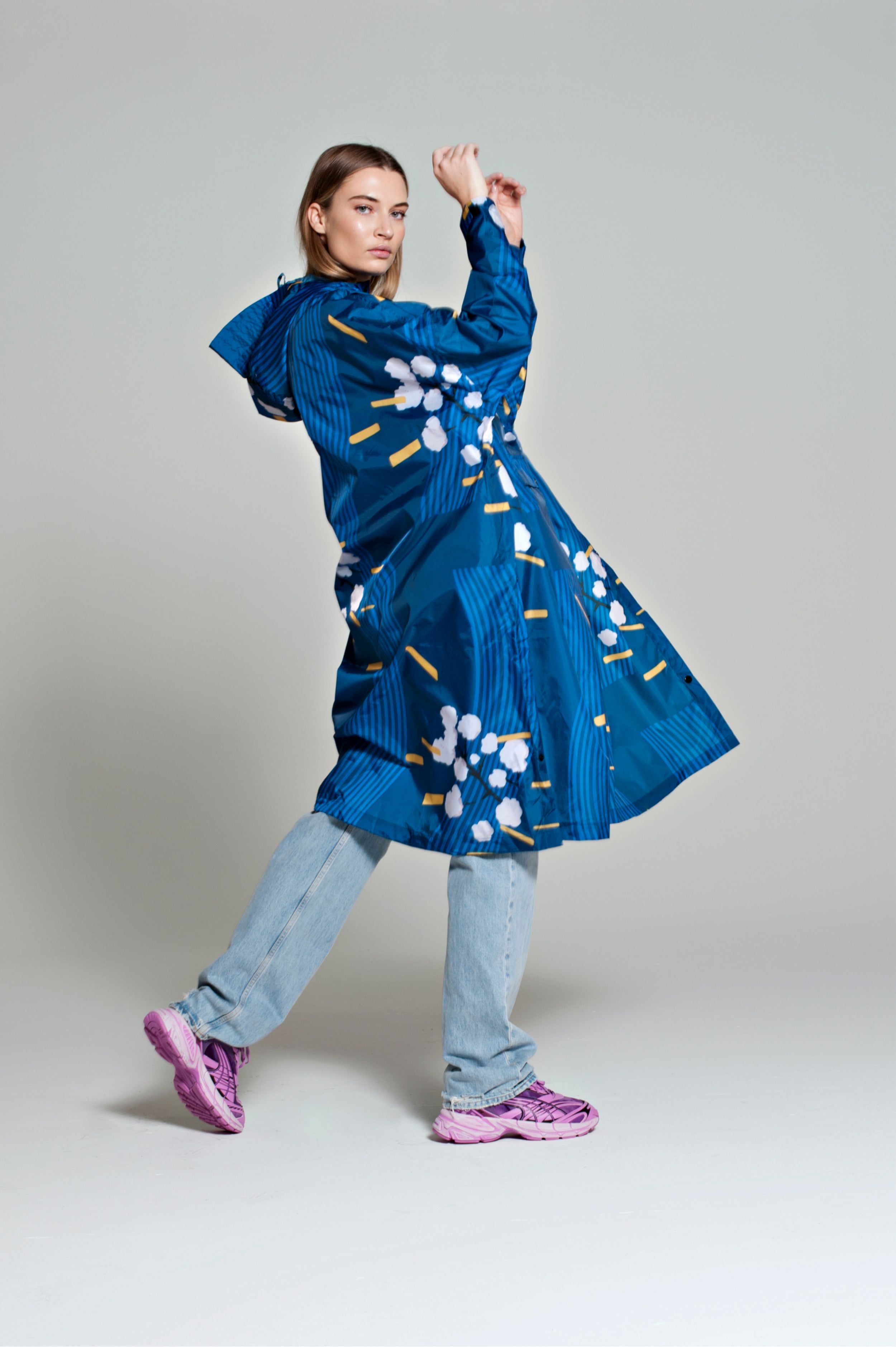 Image of Japanese Blossom - Rain Poncho