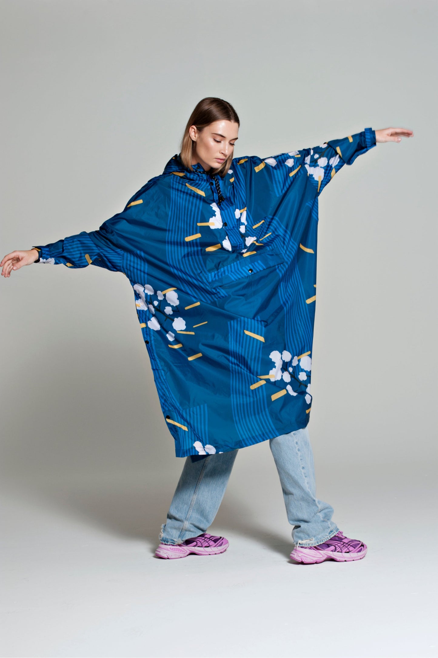 Japanese Blossom - Rain Poncho