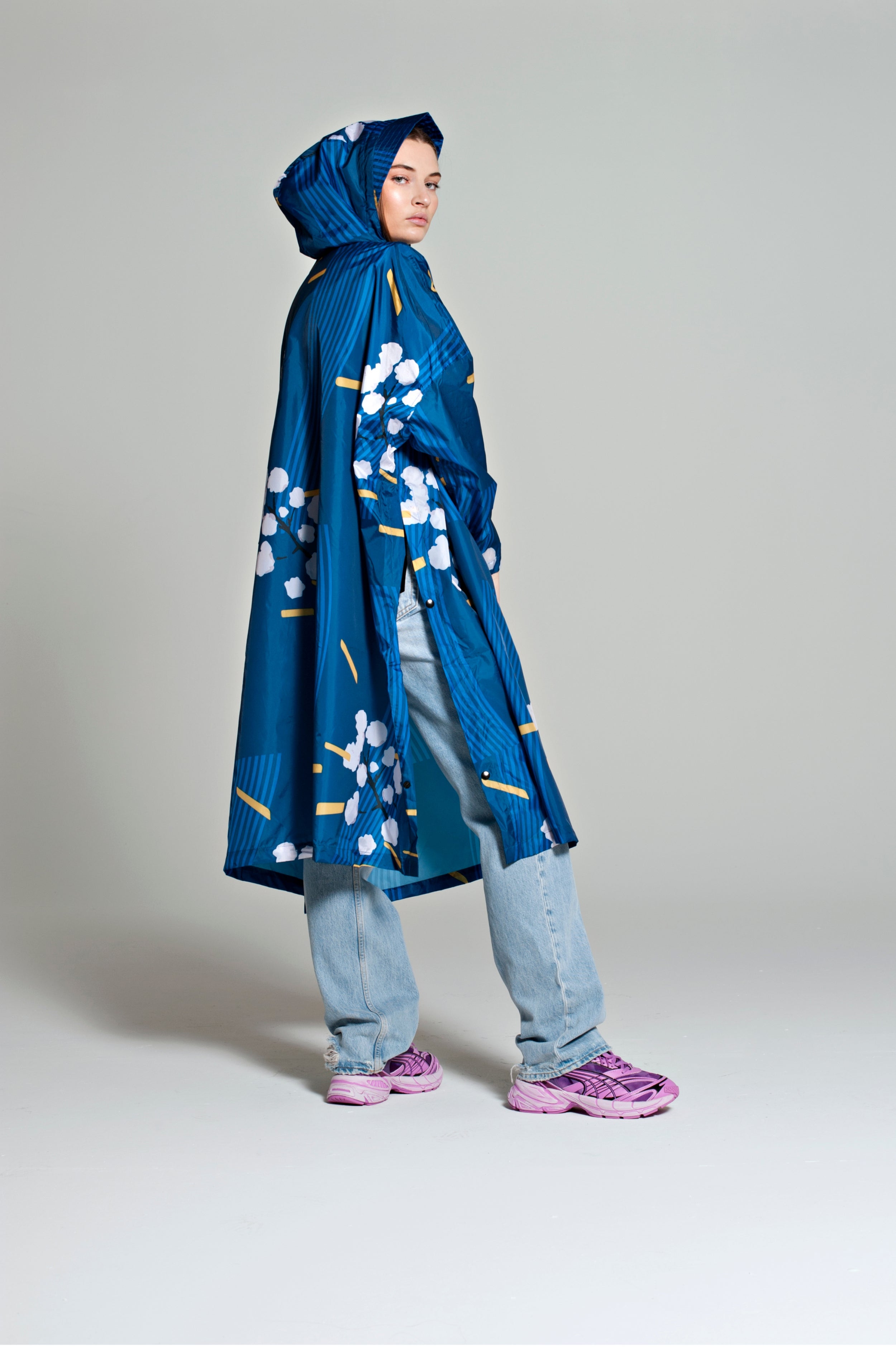 Image of Japanese Blossom - Rain Poncho