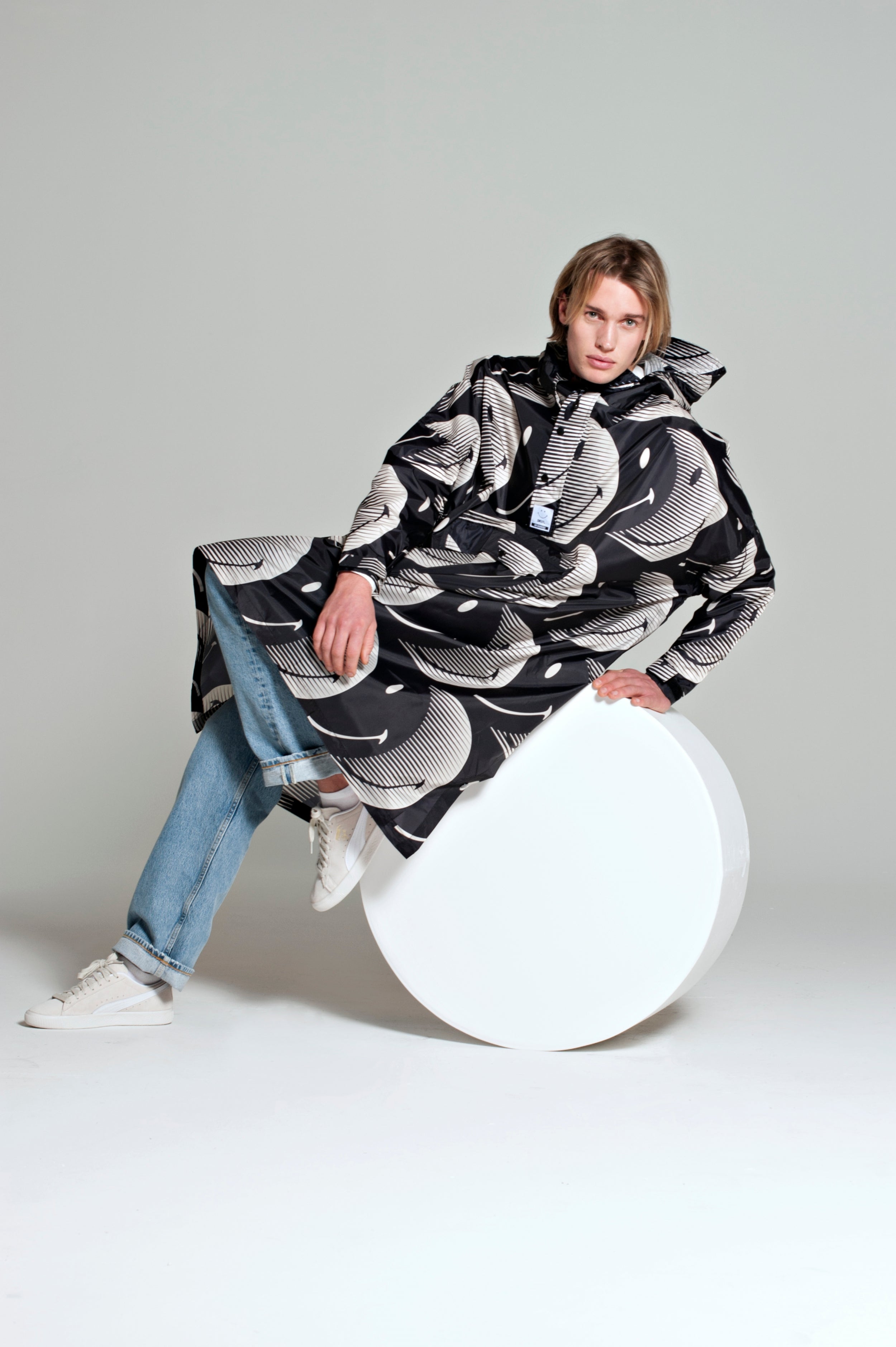 Image of Half Moon x Smiley - Rain Poncho