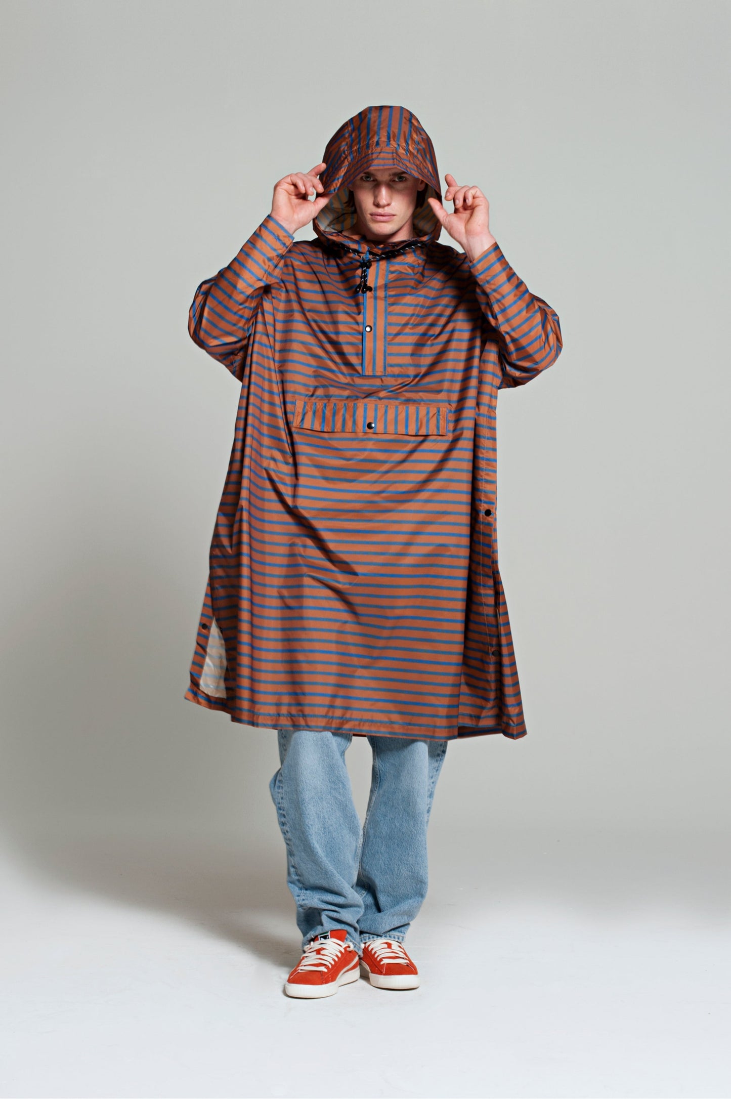 Breton Blue - Rain poncho