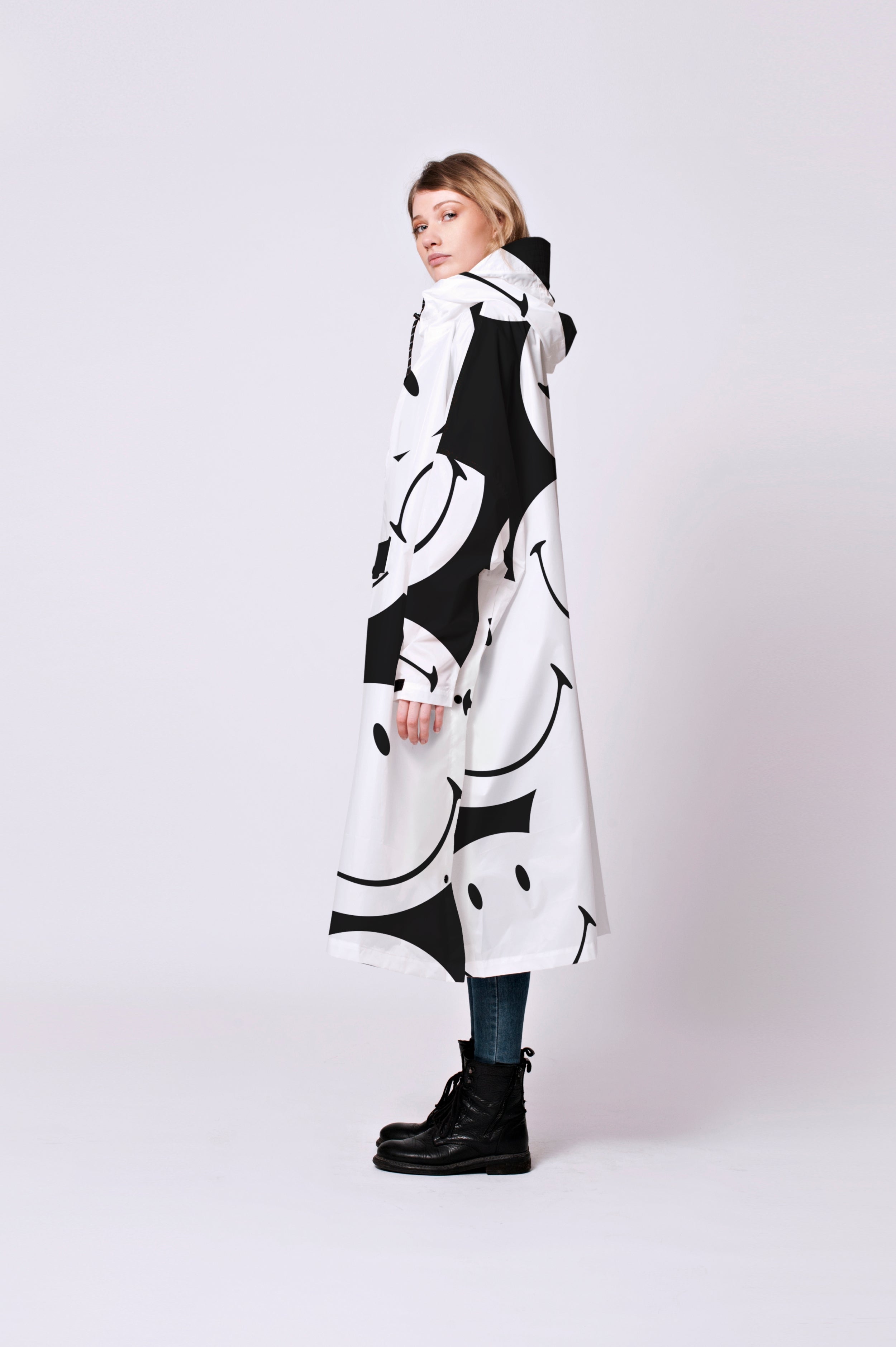 Panda Smiley - Rain Poncho