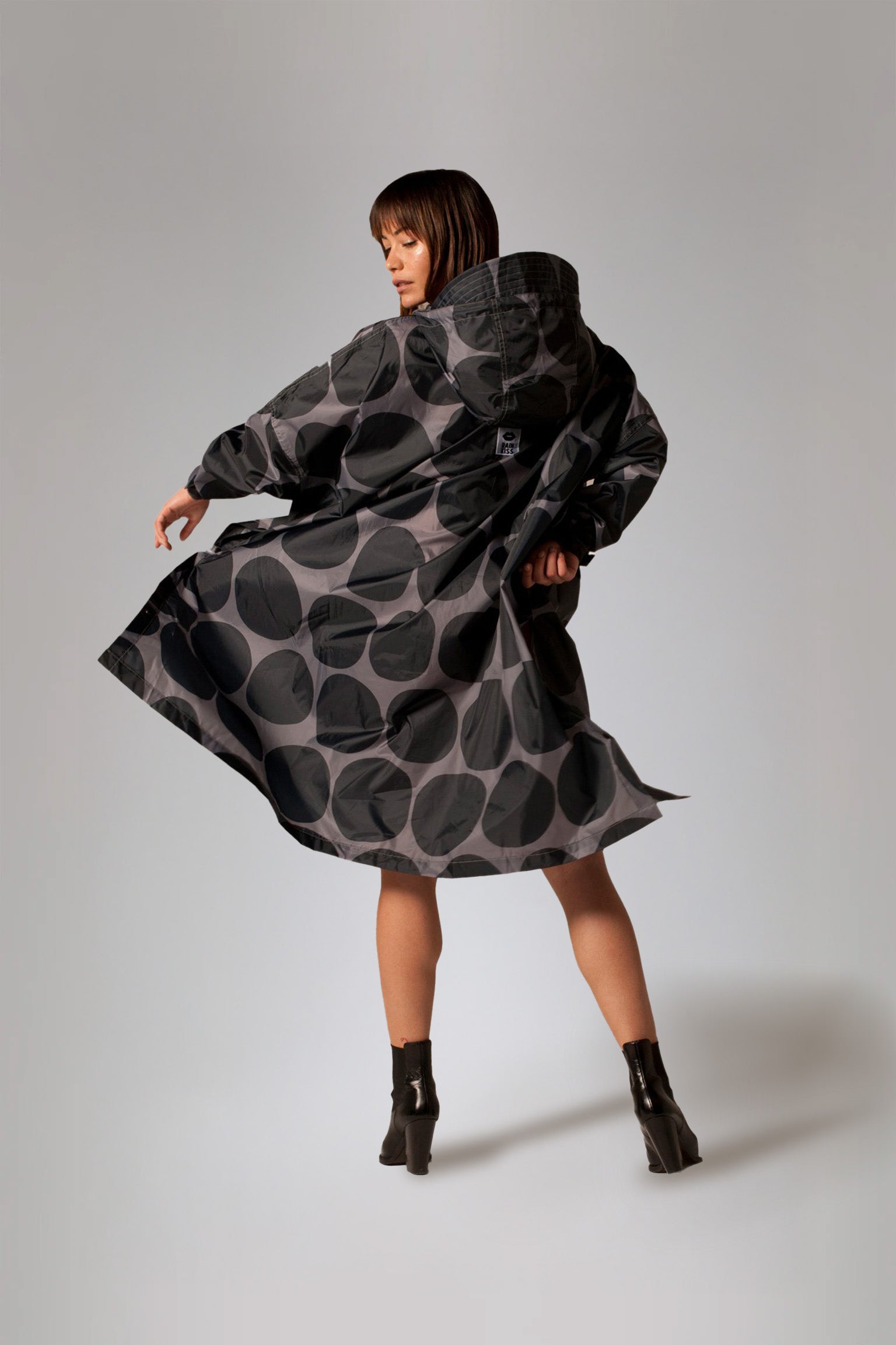 Image of Black Polka - Rain Poncho