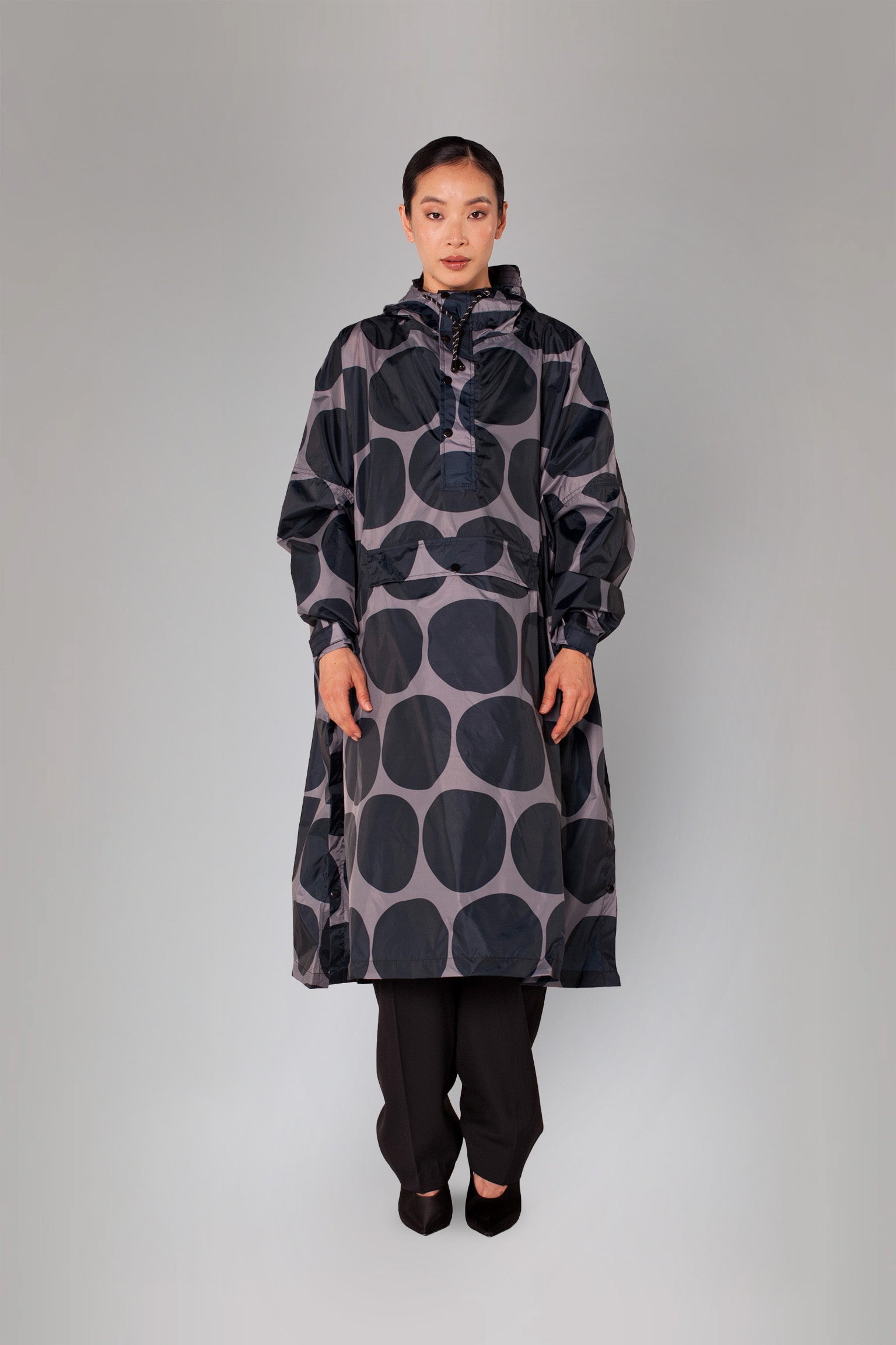 Image of Black Polka - Rain Poncho
