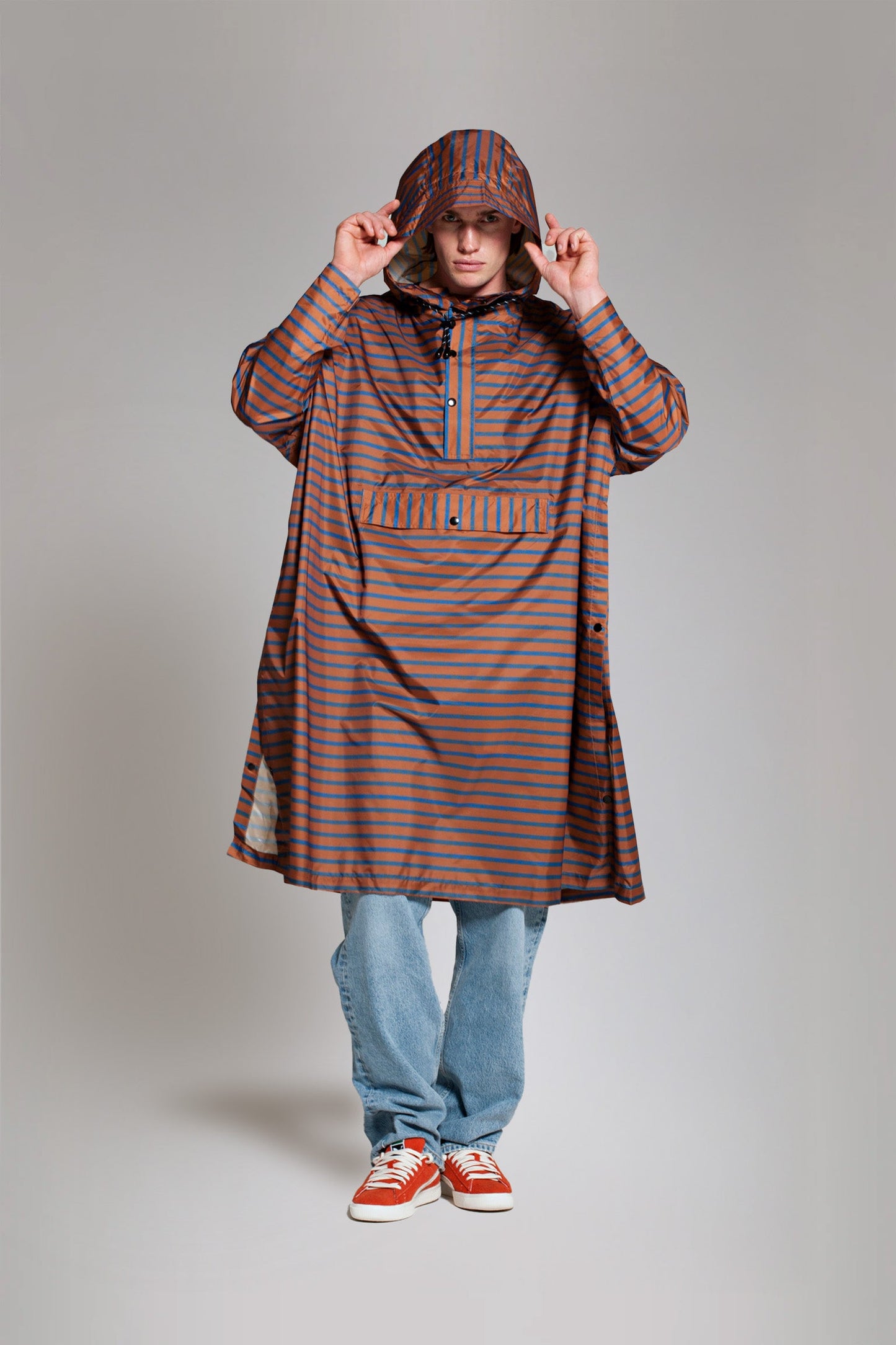 Breton Blue - Rain poncho