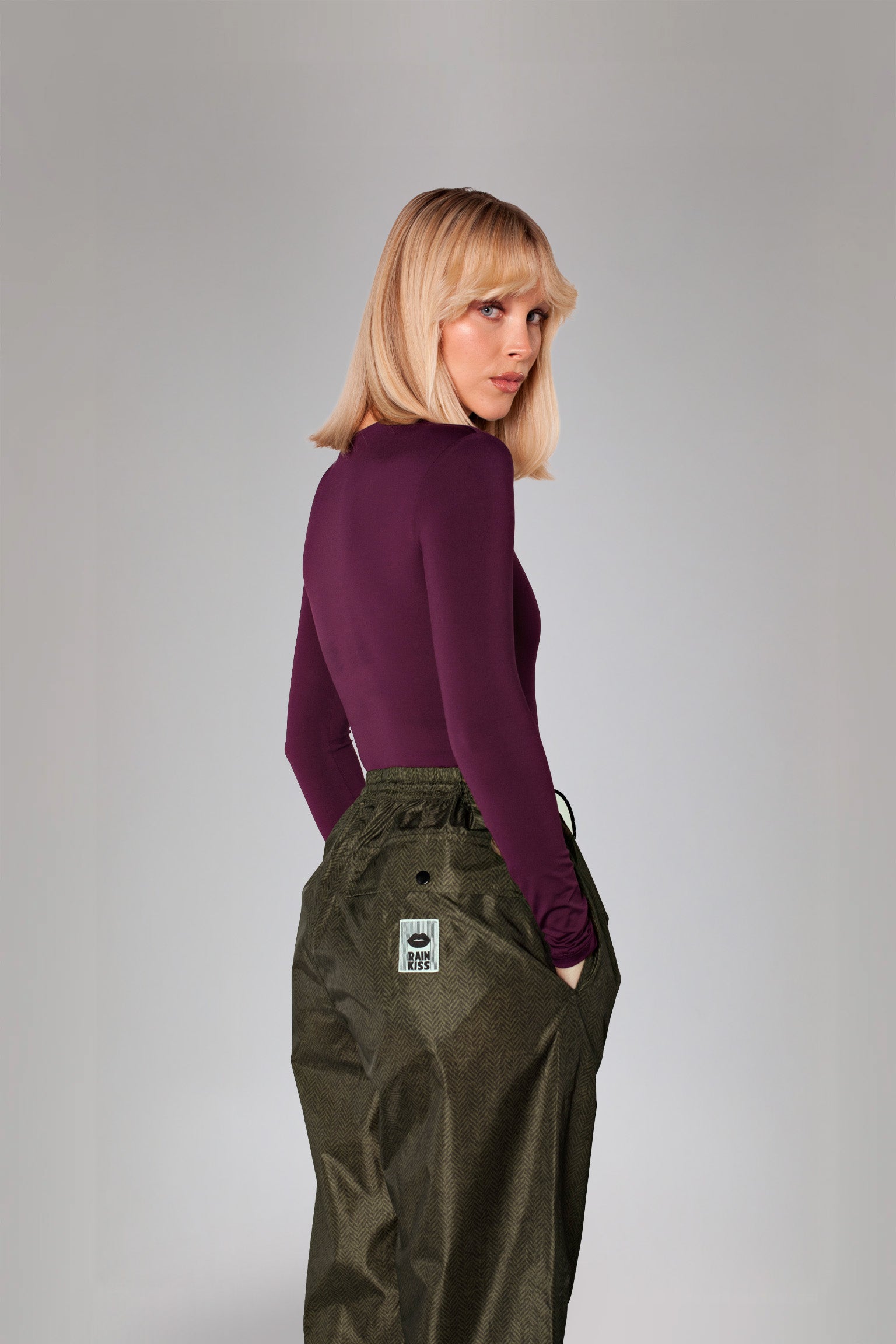 Image of Herringbone - Rain Pants