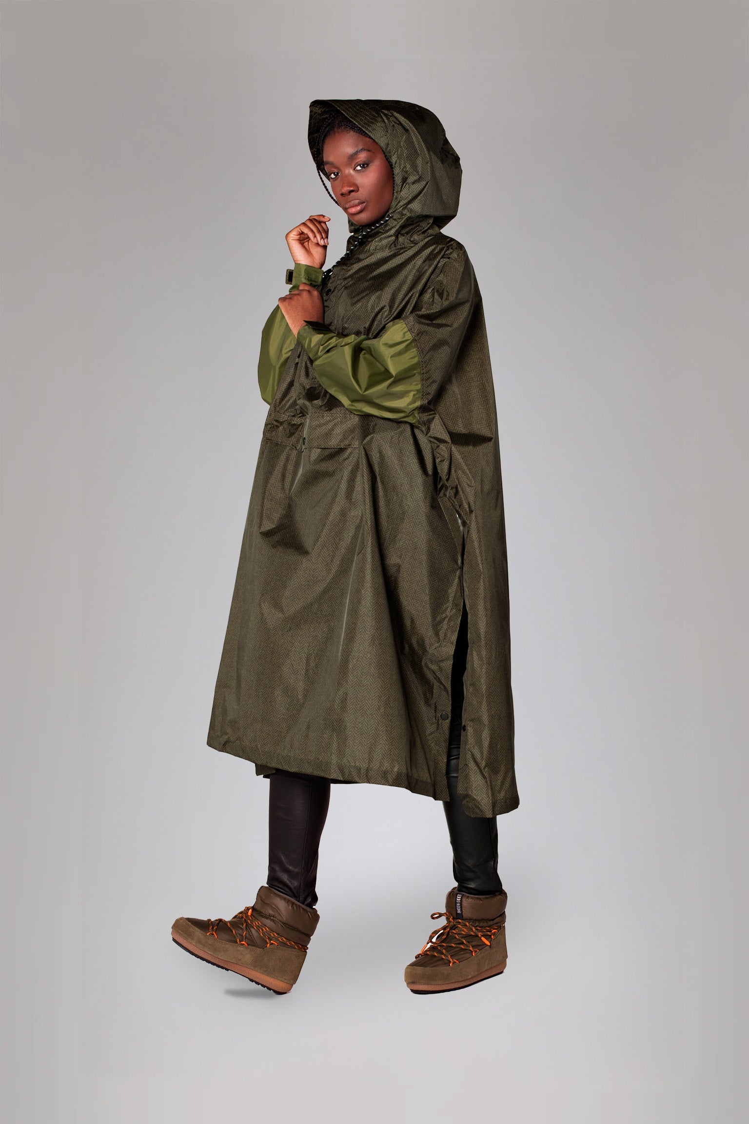 Image of Herringbone - Rain Poncho